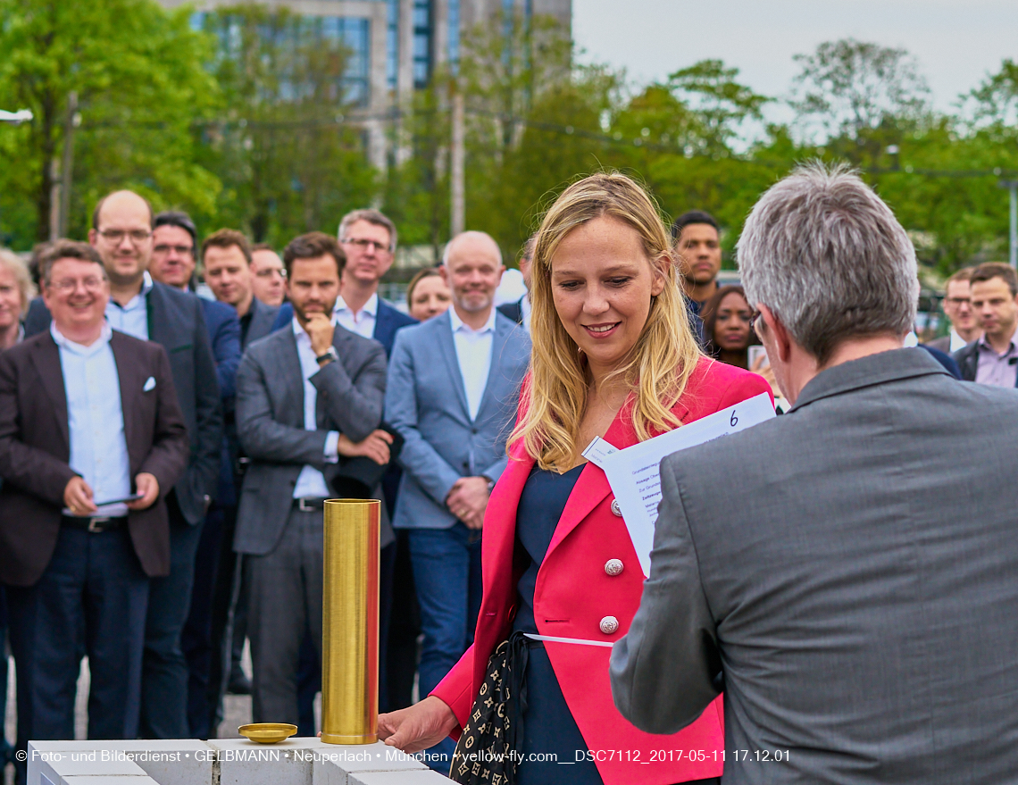11. Mai 2017 - Grundsteinlegung für die LOGE und dem Kulturquadrat in Neuperlach